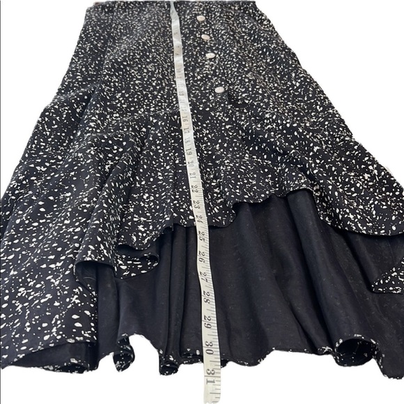 Milanzo Y2K 90s fitted hi-lo Ruffle dress. Gwen Stefani video look a like - Picture 15 of 15